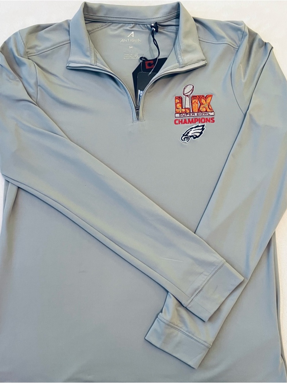 Antigua Woman’s (Med) Philadelphia Eagles Super Bowl Champions Quarter Zip